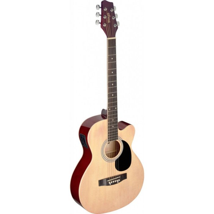 STAGG Guitare Folk SA20ACE NAT Electro Naturel