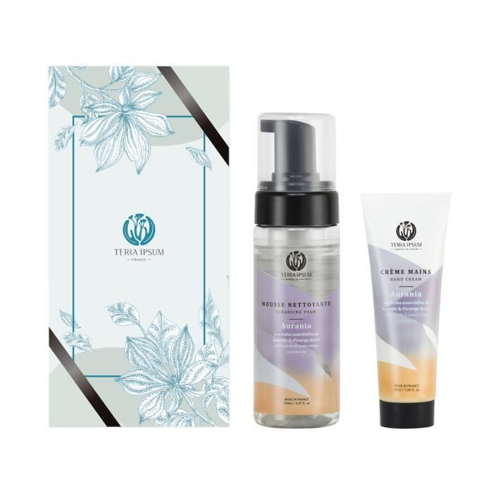 Coffret Duo Protecteur - Mousse Nettoyante & Crème Mains - 200 ML Terra Ipsum