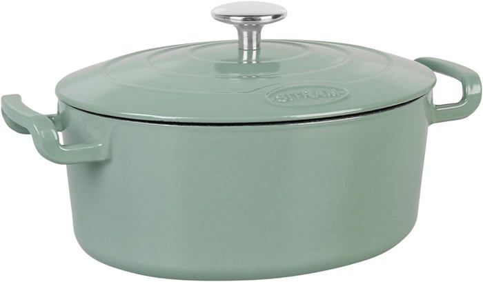 Cette Cocotte En Fonte émaillée Verte Cartonne Sur Amazon… Et Elle Est En Promo