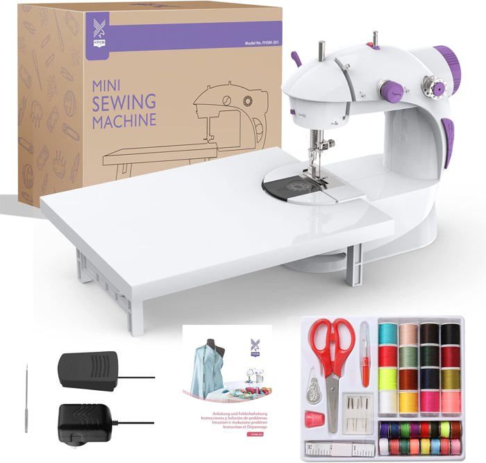 veasfak Machine à Coudre Électrique pour Débutants Adultes Outil de Couture