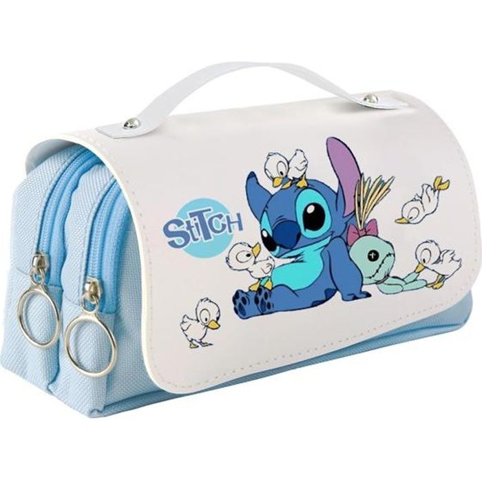Trousse à Crayons Stitch - Trousse à Crayons Cartoon, Sac de Papeterie Trousse à Crayons Stitch - Trousse à Crayons Cartoon, Sac de Papeterie