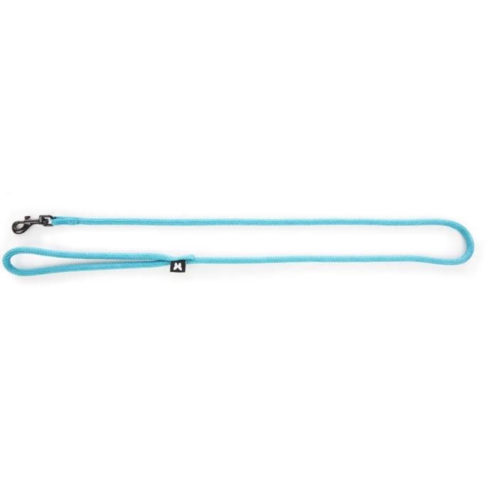 Laisse pour chien rond classic nylon Martin Sellier - turquoise - Bleu - 120 cm x 6 mm