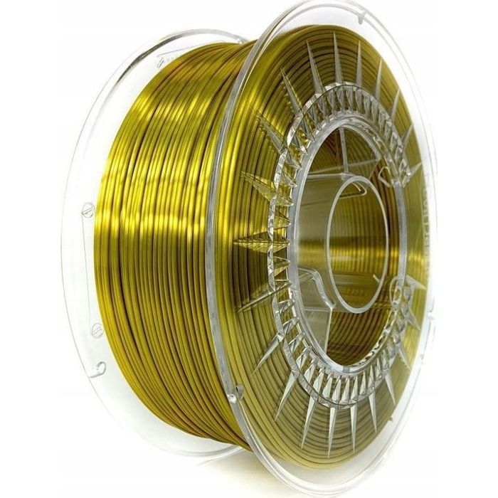 Filament PLA Spécial - Or - 175 mm - Température dimpression 225°C - Devil Design
