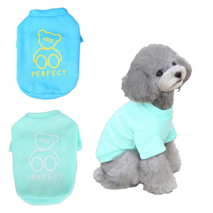 Lot de 2 pulls pour chats - Pulls à manches pour chatons et fans de sport (bleu et vert)
