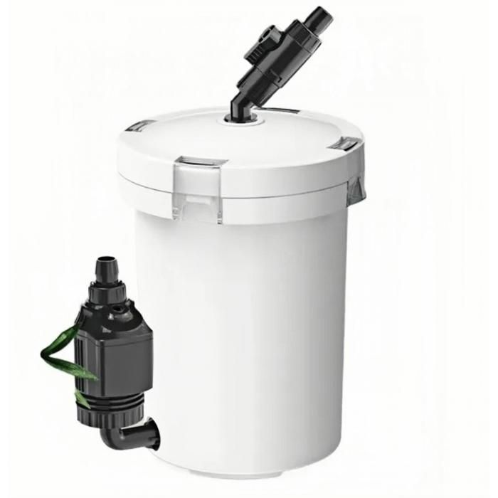 Meilleurs prix pour Filtre Externe Silencieux HW-602 pour Aquariums jusquà 04m - Multicouche Pompe Intégrée 12.8x29cm