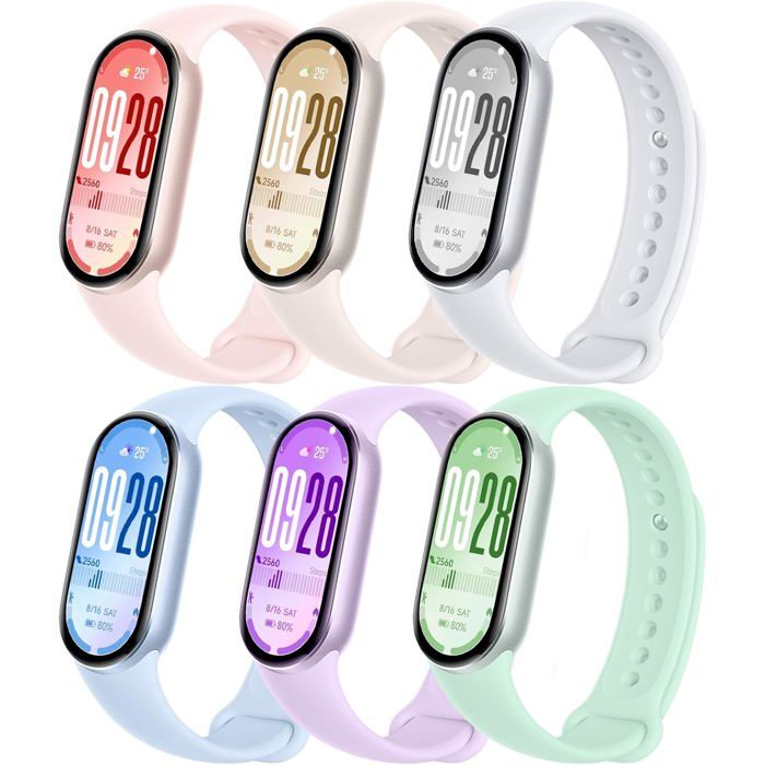 Bracelet en silicone pour Xiaomi Mi Band-KAL-Bracelet Silicone pour Xiaomi Mi Band 10/9/8 Femme Homme Sport Souple Remplacement