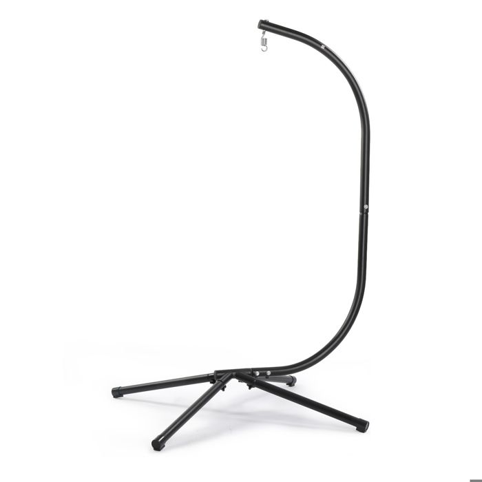 Support de fauteuil suspendue - ALIGHTUP - Intérieur/Extérieur Acier Portable Universel Durable 104 x 125 x 195 cm Noir. Support de fauteuil suspendue - ALIGHTUP - Intérieur/Extérieur Acier Portable Universel Durable 104 x 125 x 195 cm Noir.