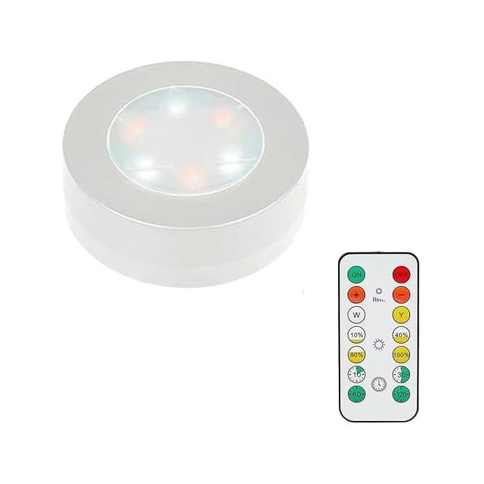 Led Sous Meuble Eclairage À Piles Avec Télécommandes Pour Armoire Escaliers Placard Cuisine[BI82]