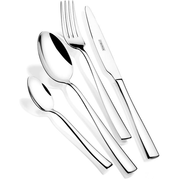 Set De Couverts 24 Pièces Inox Pour 6 Personnes Ménagère Élégante Pour Table De Cuisine Compatible Lave-Vaisselle