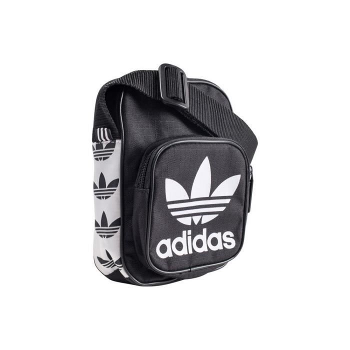 Organizar Finito no se dio cuenta Sacoche Adidas Originals Vintage Noire noir et blanc - Cdiscount Bagagerie  - Maroquinerie