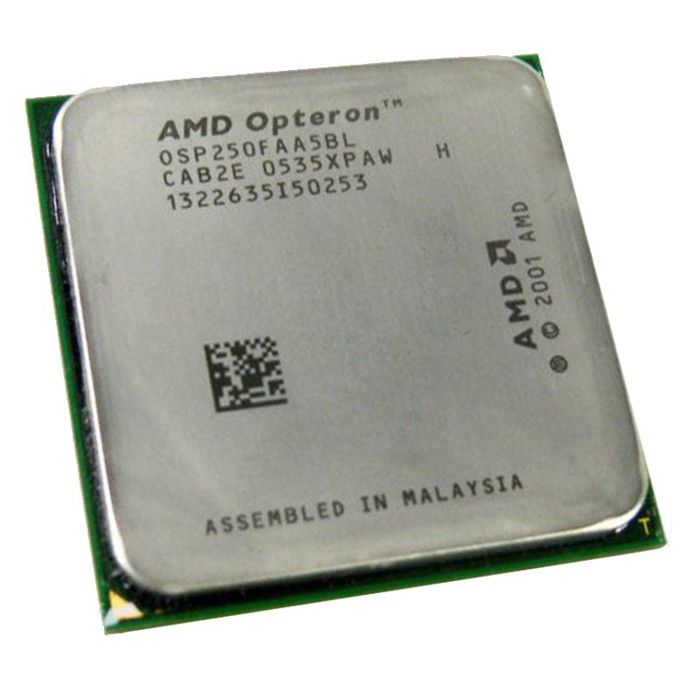 Processeur Cpu AMD Opteron 250 2.4Ghz 1Mo Socket 940 Mono Core Osp250Faa5Bl PC