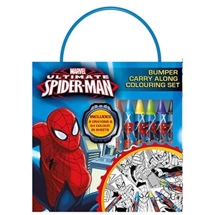 Jeu De Coloriage Vgf4b Spbca2 Ultime Spiderman Pare Chocs Emportons Jeu De Coloriage Cdiscount Jeux Jouets