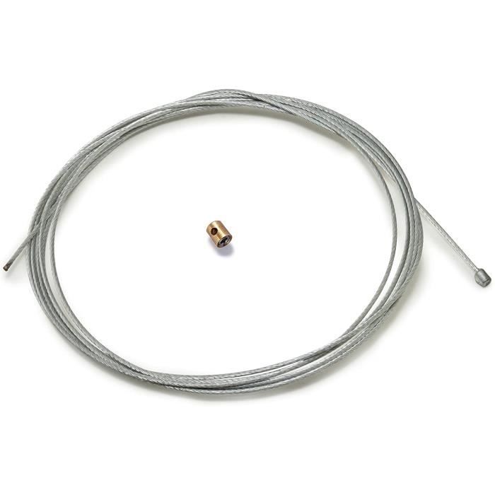 Câble de Gaz Accélérateur 2,50 mètres Ø1,2mm Universel avec Serre