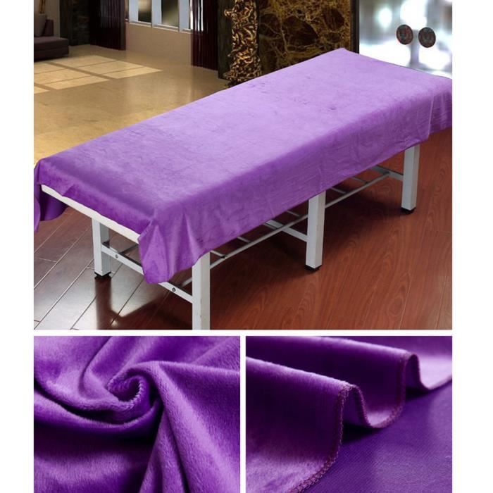 housse de table de massage drap de lit massage housse peluche doux pour lits de beaute cdiscount maison