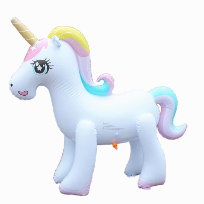 Bouée Licorne Gonflable | Géante | Valve Rapide | Pour Piscine | Enfants & Adultes