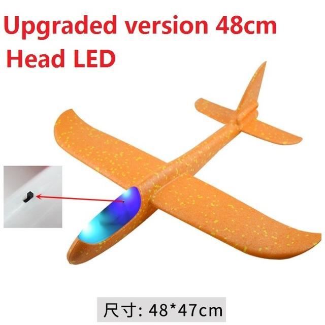 Planeurs En Mousse EPP Pour Enfants - 2 Modèles 44 Cm - Lancer Manuel - Vol Jusqu'à 40 Mètres