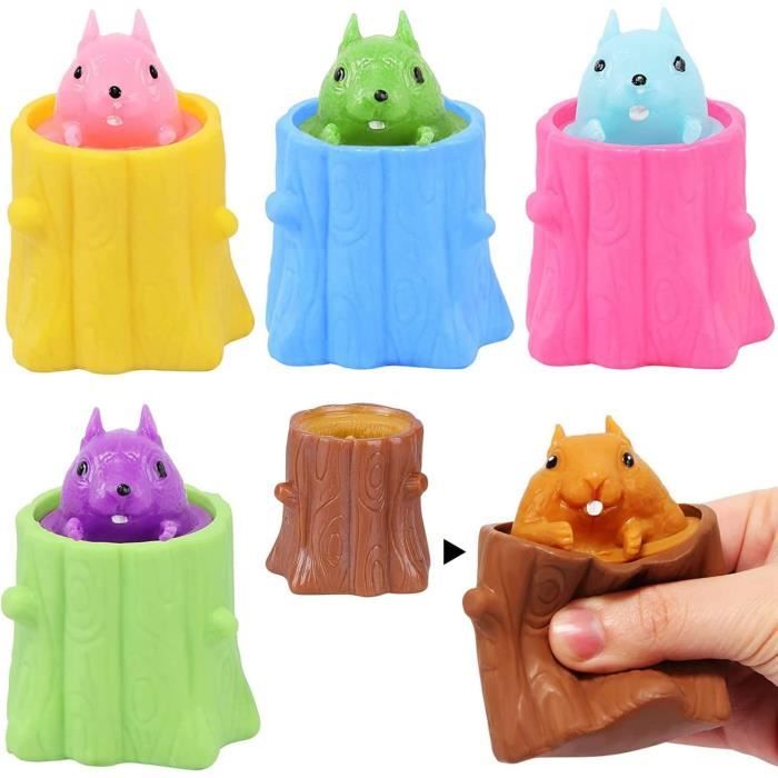 Jouet Sensoriel Steemjoey Lot De 4 Balles Anti-Stress Colorées Fidget Balls Pour Enfant Kids Toys