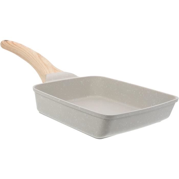 Mini Poêle à Frire KIPIDA 12cm - Anti-adhésive, Aluminium, Portable - Pour Œufs, Bacon, Pancakes