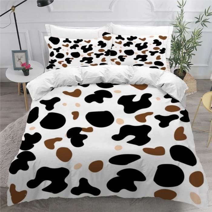 Anime Housse De Couette 200X200, Parure De Lit 3D En Microfibre Avec Housse De Couette Et 2 Taie