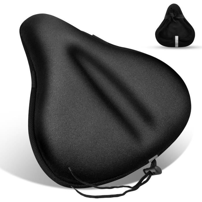 Coussin De Selle En Gel Confortable Pour Vélo - Homme Et Femme - Rembourrage Antidérapant Pour VTT, Vélo De Route - 30 X 22 Cm