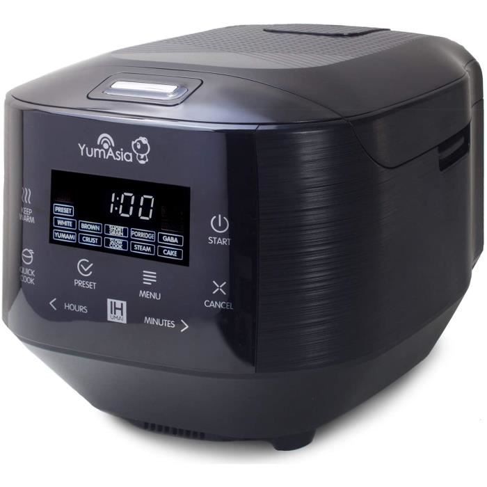 Yum Asia Bamboo Cuiseur A Riz Avec Chauffage A Induction Ih Et Bol En Ceramique 7 Fonctions De Cuisson Au Riz 4 Fonctions Multic Achat Vente Cuiseur A Riz Pates Cdiscount