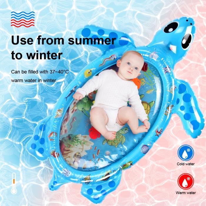 Swonuk Tapis D Eveil Bebe Tapis D Eau Gonflable En Forme Tortue Avec 2 Cloches Tapis De Jeu D Activite Pour Enfants 1 X 90 Cm Bleu Cdiscount Jeux Jouets Swonuk Tapis D Eveil Bebe Tapis D Eau Gonflable En Forme Tortue Avec 2 Cloches Tapis De Jeu D Activite Pour Enfants 1 X 90 Cm Bleu Cdiscount Jeux Jouets