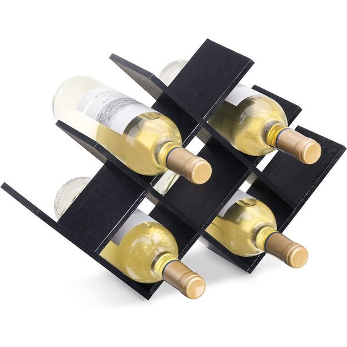 KEDIA. Casier à Vin Range Bouteilles Horizontal, 6 étages 60 Bouteilles