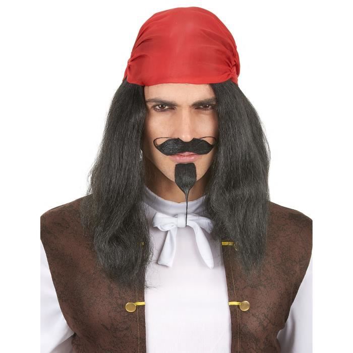 Perruque pirate homme hotsell