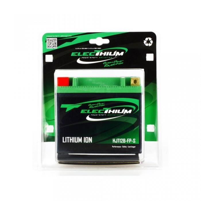 Batterie Lithium Electhium pour Moto Triumph 1200 Tiger Xc Explorer 2013 à 2014 HJT12B-FP-S - 12.8V 4.8Ah - MFPN : HJT12B-FP-S - 12
