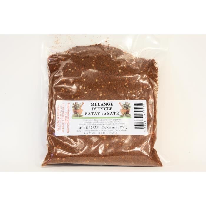 Mélange satay en sachet de 250 grammes. Cdiscount Au quotidien