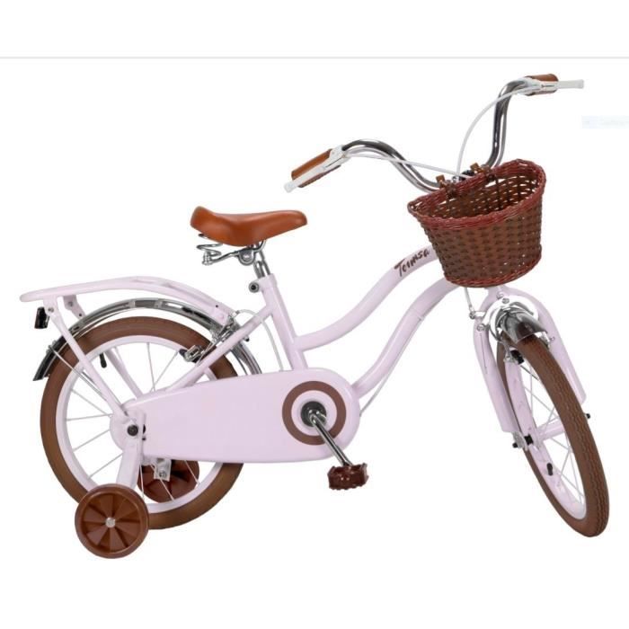 Velo Enfant Vintage 16 Rose Cdiscount Sport