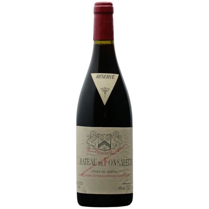 Château de Fonsalette Rouge 2004 75cl Vin Rouge de la Vallée du Rhône Appellation AOC Château de Fonsalette Rouge 2004 75cl Vin Rouge de la Vallée du Rhône Appellation AOC