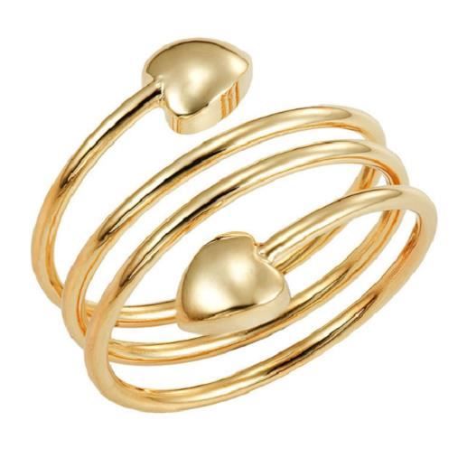 Bague Magnetique En Cuivre Avec Et Aimants Serpentine Gold