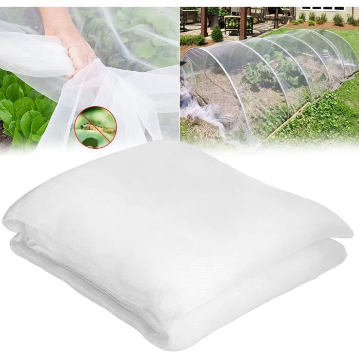 Filet Anti-insectes Pour Potager 3m X 5m - Protection Légumes Et Fruits Contre Insectes Et Oiseaux