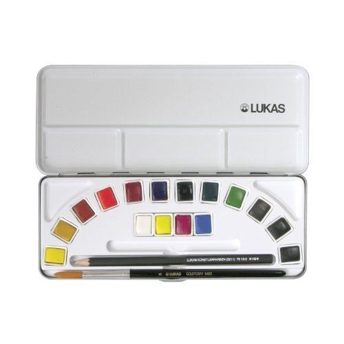Coffret Aquarelle 16 1 2 Godets Lukas Achat Vente Peinture Aquarelle Coffret Aquarelle 16 1 2 Go Cdiscount