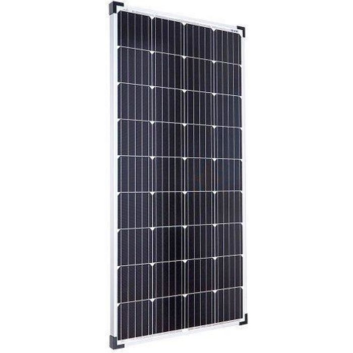 Offgridtec Module solaire certifié TÜV cellules monochristallin. Panneau solaire/Cellule, 12 V, 130 W, 001250
