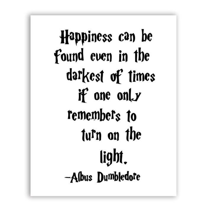 Affiche De Decoration Artistique Harry Potter Affiche De Citation Harry Potter Peinture Sur Toile 21x30cm No Frame Thjr392 Cdiscount Maison
