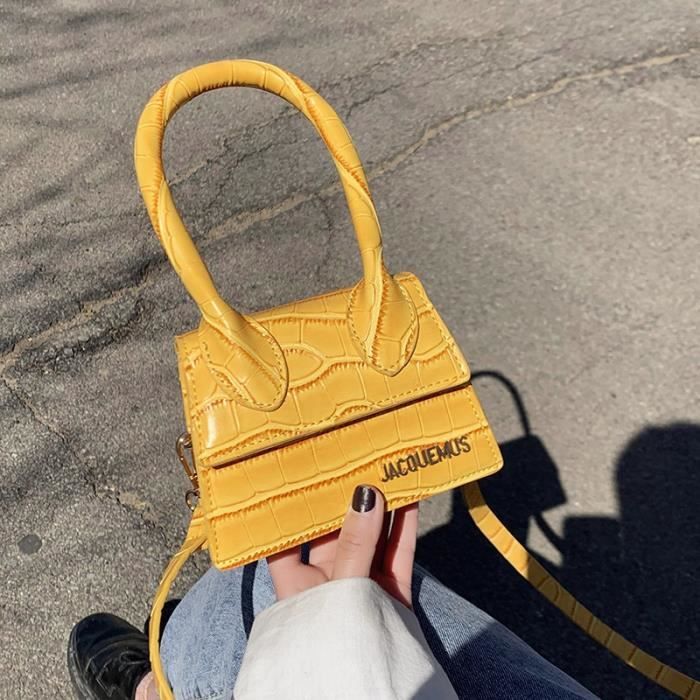 Petit sac a main jaune top