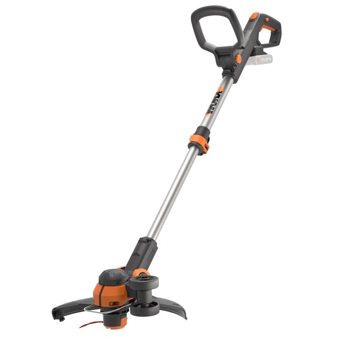 WORX Coupe Bordures 2 en 1 sans Fil 20V WG163E se transforme en dresse Bordures diamètre de 30cm poignée amovible Capot de Protection Tête amovible Livré avec deux Batteries 2Ah et Chargeur - vue 3