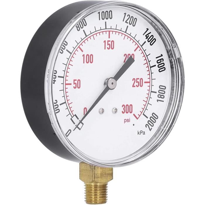 Manomètre De Plongée étanche Pour Bouteille De Secours - Acier Inoxydable, échelle Phosphorescente - 3