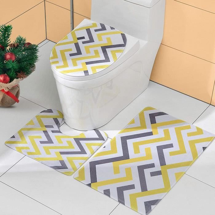 Tapis Gitans Lavables Romany Lot De 4 Pièces Neuf Design Antidérapant