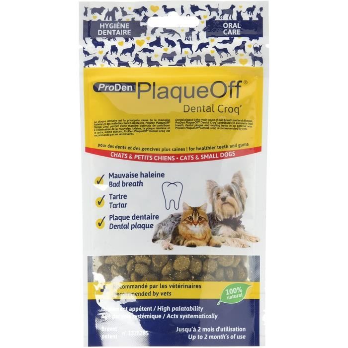 Gateaux Biscuits Et Snacks Pour Chiens Plaque Off Croquette Dentale Pour Chien 60 G Cdiscount