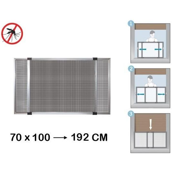 Moustiquaire Extensible Cadre Moustiquaire Aluminium Extensible