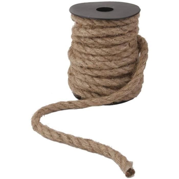 Windhager Jute, tresser, Ficelles de Jardinage, Cordon de Liaison, Naturel, 4 mm x 50 m, 06158