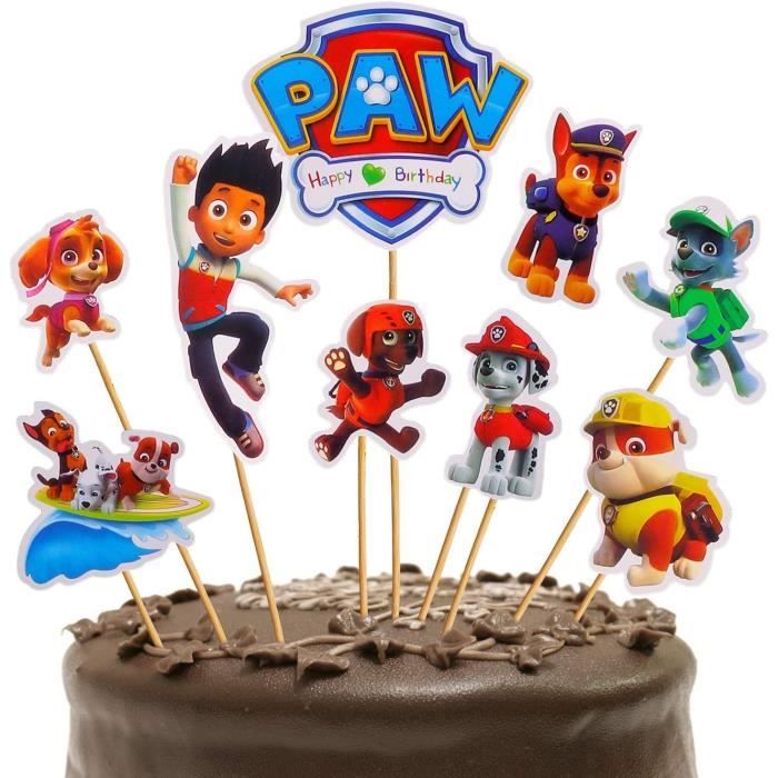 Lot De 72 Decorations De Gateaux D Anniversaire Pat Patrouille Decorations Pour Cupcakes Pour Anniversaire D Enfantsfete Pre 24 Cdiscount Maison