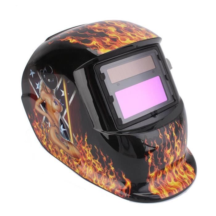 Casque de soudage à assombrissement automatique, visière solaire