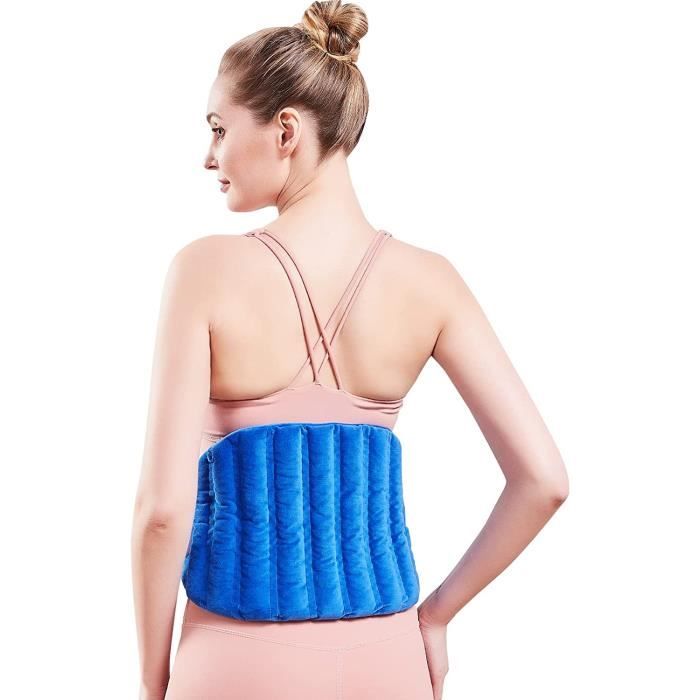 Ceinture Chauffante électrique Sans Fil – 5000mAh, écran Tactile, 3 Modes Chaleur Et Massage, Noir