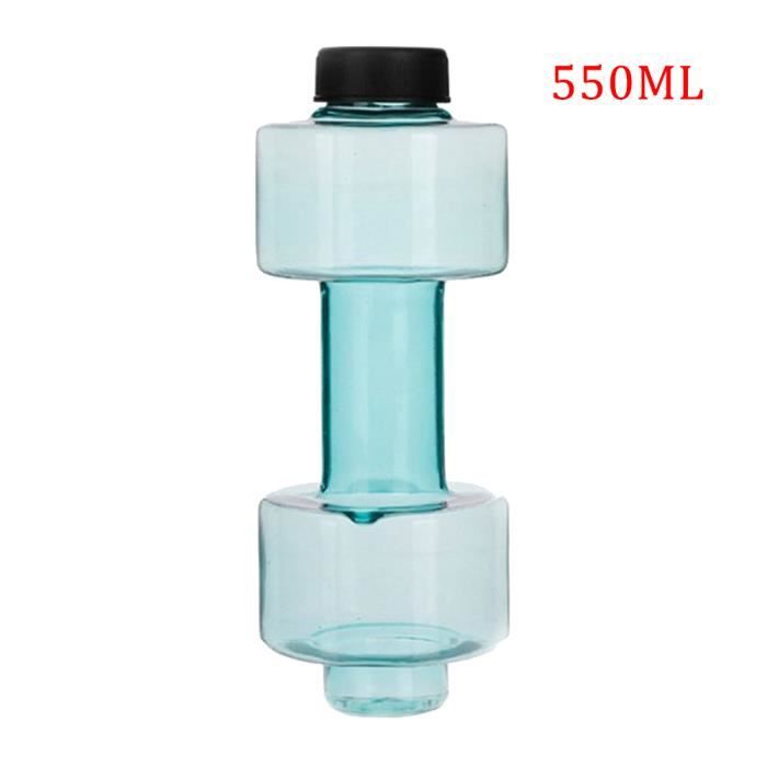 Bouteille D'eau Haltère 2,2 Litres – Forme D'haltère, Couvercle Anti-fuite, Pour Le Sport Et Le Fitness
