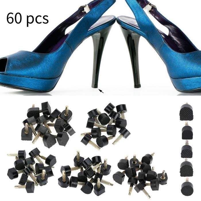 Cuque Clou de réparation de chaussures à talons hauts 60 pièces (5 tailles différentes) conseils de réparation de chaussures HB042