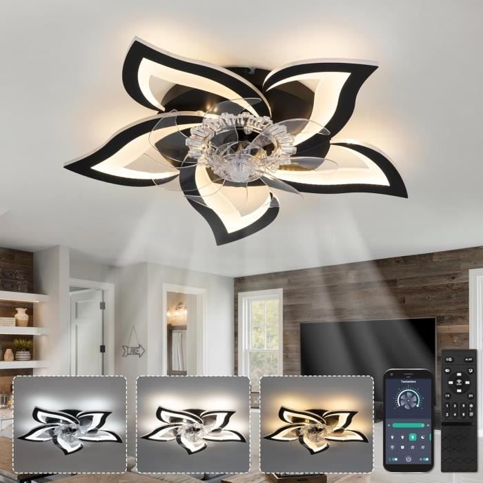 Plafonnier Ventilateur - AUTREMENT - 69cm - Silencieux - Dimmable - Réversible